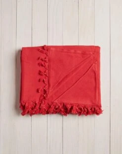 Beach Blanket - Red -Mersea BEACH RED2