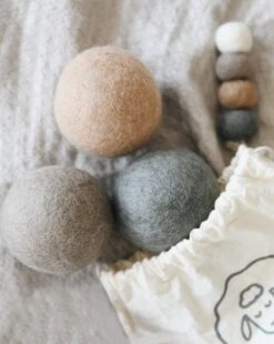 Wool Dryer Balls -Mersea DRYER GREY 3