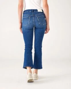 Nomad Cropped Mini Boot Jean -Mersea Nomad Cropped Mini Boot Cut Denim Infinity Blue 6