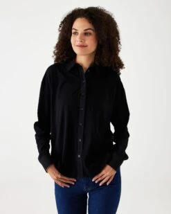 Moderne Oxford Tee -Mersea TOP 00240 BLK S 1599 web