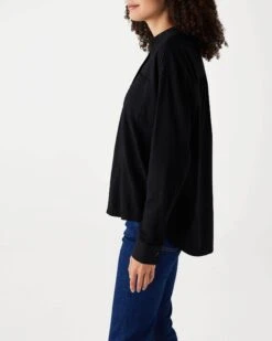 Moderne Oxford Tee -Mersea TOP 00240 BLK S 1622 web 1