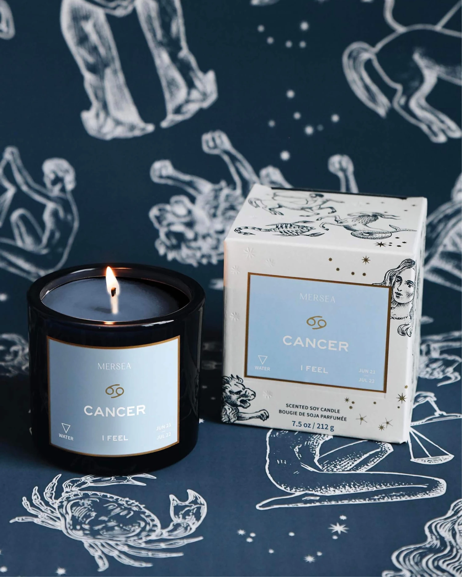 Cancer Zodiac Candle - (June 21 - July 22) 1 Cancer Zodiac Candle - (June 21 - July 22)