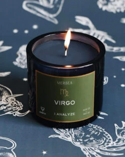 Virgo Zodiac Candle - (August 23 - September 22) -Mersea air sun sign candle Virgo 3
