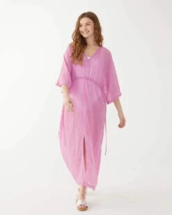 Breezy Kaftan Dress 38 Breezy Kaftan Dress -Mersea breezy kaftan dress orchid pink 2