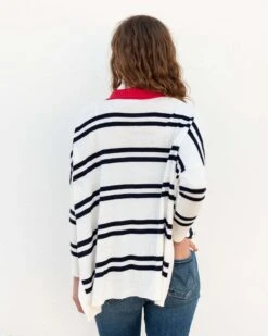 Catalina Polo Sweater 38 Catalina Polo Sweater -Mersea catalina polo sweater navy stripes 5