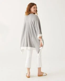 Charleston Travel Wrap -Mersea charleston cotton cashmere wrap white 4
