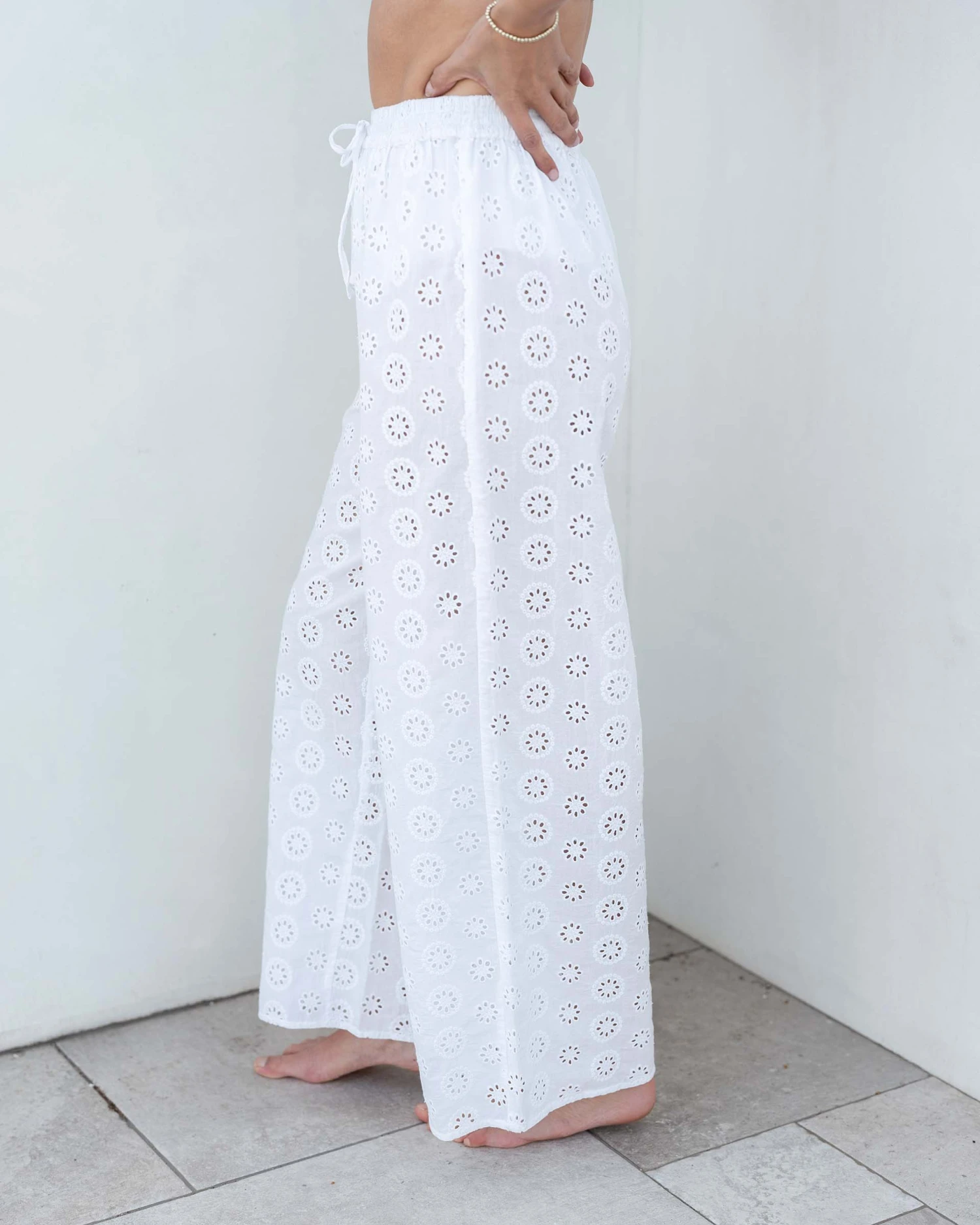 Daisy Eyelet Coverup Pant 8 Daisy Eyelet Coverup Pant - Image 8