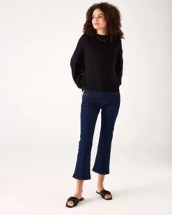 Nomad Cropped Mini Boot Jean -Mersea denim nomad cropped mini moody blue final 1