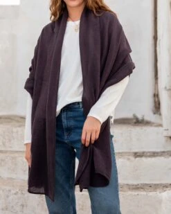 GoLightly Travel Scarf -Mersea go lightly scarf black 2