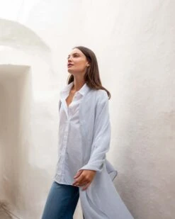 GoLightly Travel Scarf -Mersea go lightly scarf sky 2