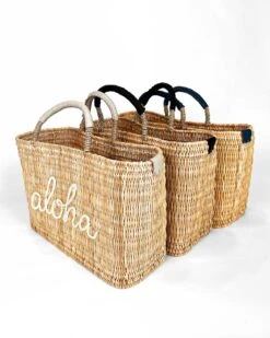 Aloha Medina Motto Basket - Natural 5 Aloha Medina Motto Basket - Natural -Mersea medina motto bags aloha 07eec882 5057 409e a59c c2673e56c835