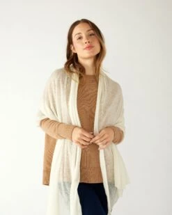 Napa Cashmere Scarf -Mersea napa cashmere scarf moonstone 4