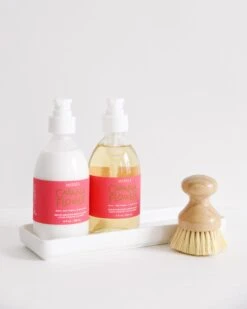 Cabana Flower Shea Lotion & Hand Soap Set With Brush