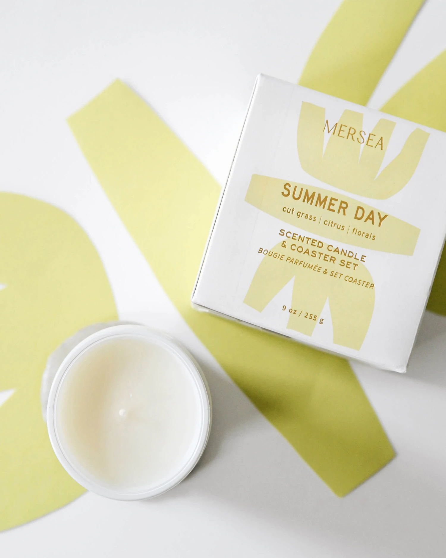 Summer Day Boxed Candle & Coaster 1 Summer Day Boxed Candle & Coaster