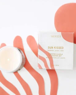 Sun Kissed Boxed Candle & Coaster