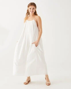 Patio Dress -Mersea white patio dress 1