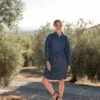 Frankie Chambray Shirt Dress