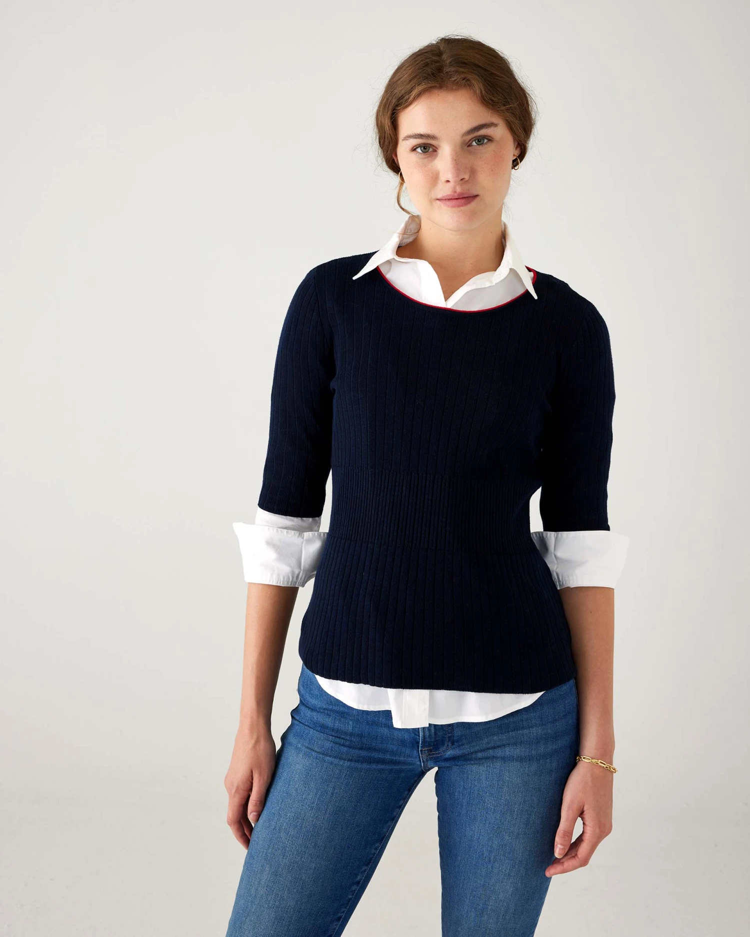Acton Rib Knit Sweater 1 Acton Rib Knit Sweater