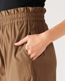 Ibiza Pant 14 Ibiza Pant -Mersea womens light brown lightweight wide leg pant detail side pockets 54358a74 96f5 486d a643 538d58f9b16b