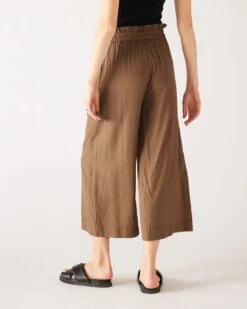 Ibiza Pant 13 Ibiza Pant -Mersea womens light brown lightweight wide leg pant rear view 52577fb0 4b24 405e 9ef4 f82689f00d54